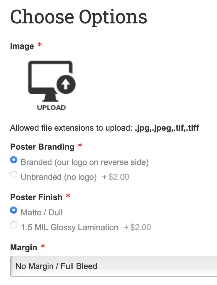Inexpensive Printed Classroom Posters